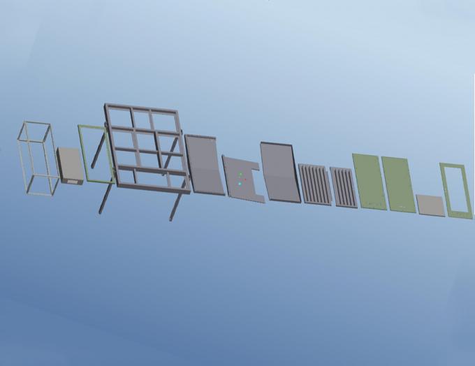 Hwashi नई स्थिति बैटरी ऊर्जा भंडारण कैबिनेट स्वचालित वेल्डिंग और पीसने स्टेशन रोबोट केस 1