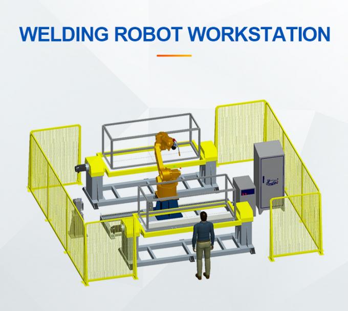 Hwashi नई स्थिति बैटरी ऊर्जा भंडारण कैबिनेट स्वचालित वेल्डिंग और पीसने स्टेशन रोबोट केस 2