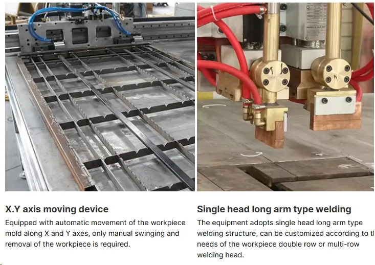 एक्सवाई अक्ष तार वेल्डिंग मशीन उच्च गति पूर्ण स्वचालित सुरक्षा बाड़ पैनल तार जाल वेल्डर वेल्डिंग मशीन 2