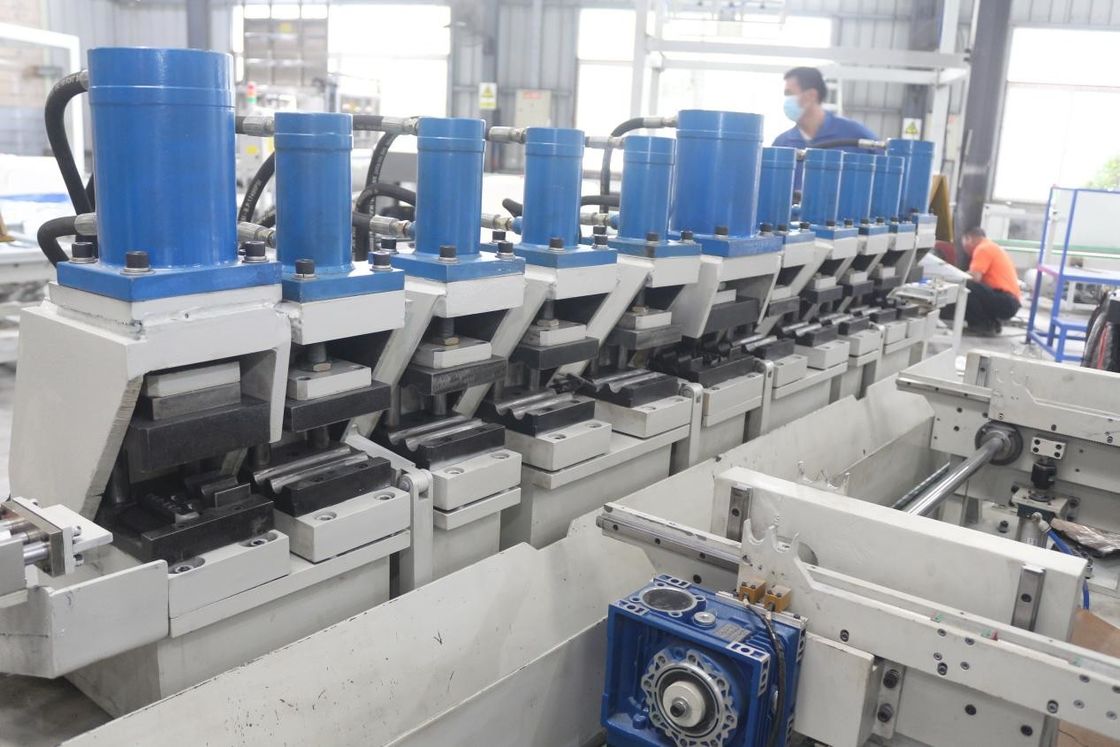 IBC फ्रेम ट्यूब के लिए Hwahsi ऑटोमैटिक IBC शॉर्ट ट्यूब प्रेसिंग और फोर्मिंग मशीन