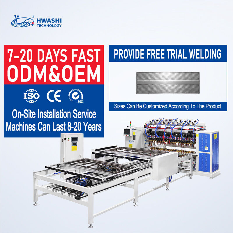 पीएलसी नियंत्रण 3+3 मिमी वेल्डिंग मोटाई के साथ दरवाजे के पैनलों के लिए 380V 2-चरण बहु सिर स्पॉट वेल्डिंग मशीन
