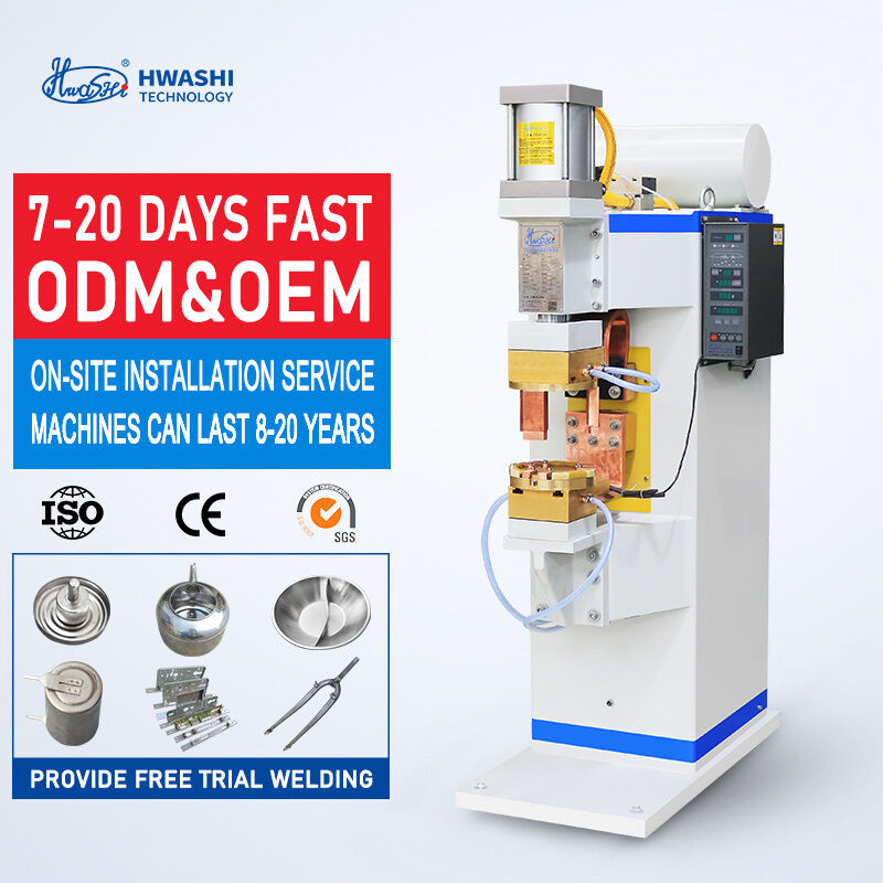 HWASHI WL-MF-250K ऊर्ध्वाधर प्रकार 75KVA शक्ति मध्यम आवृत्ति इन्वर्टर धातु शीट के लिए स्पॉट वेल्डिंग मशीन