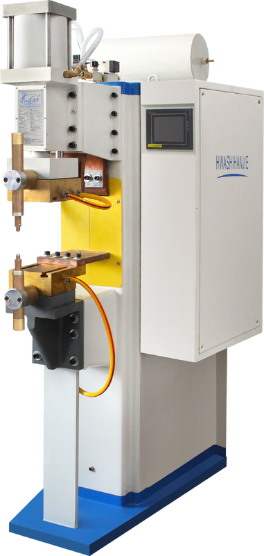 Hwashi WL-SP-150k Pneumatic स्पॉट वेल्डिंग मशीन एकल सिर जाल वेल्डर 950x490x1680mm CE/CCC/ISO प्रमाणित 8-10 वर्ष सेवा जीवन के साथ